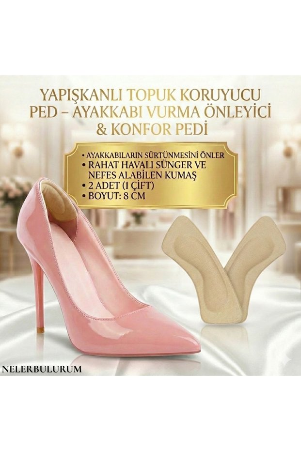 Adhesive Heel Protector Pad – Shoe Bump Prevention & Comfort Pad | 1 Pair Self-Adhesive