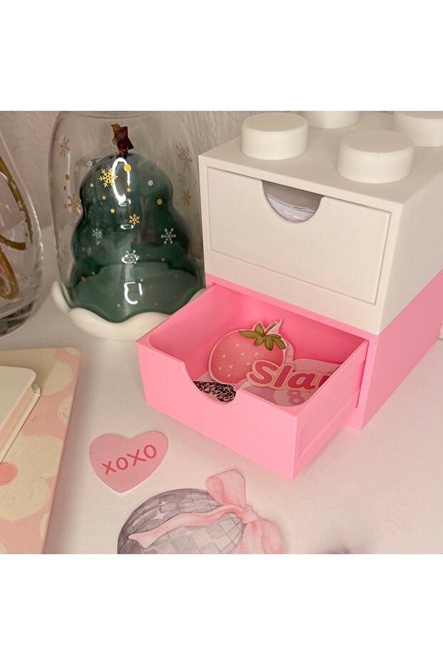 Double Jewelry Box Set – Organizer Storage Box | 3D Printing Desktop Organizer (Set of 2)