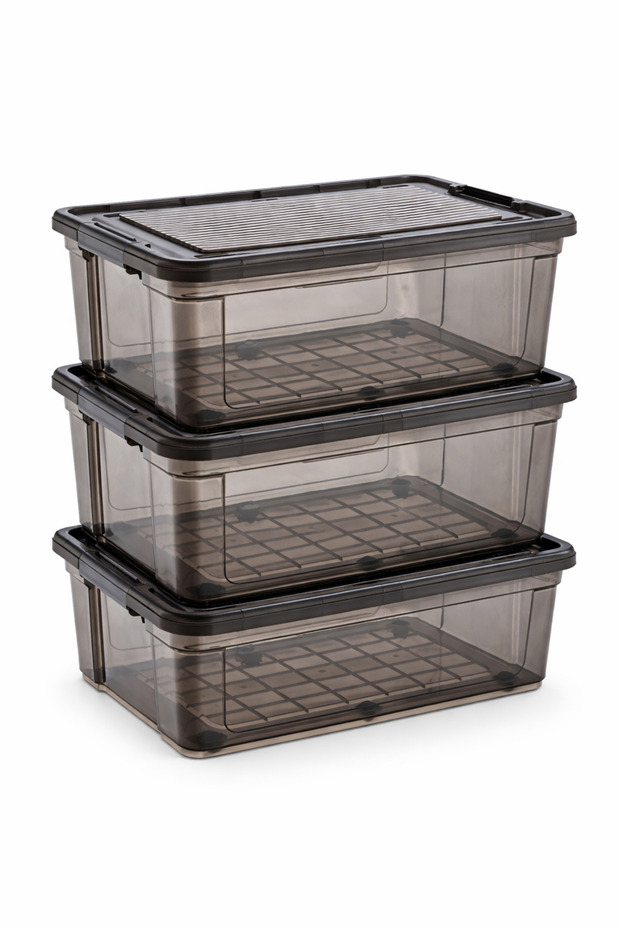 35 Lt Bed Sofa under Bed Storage with 3 Wheels and Lockable Storage - 2