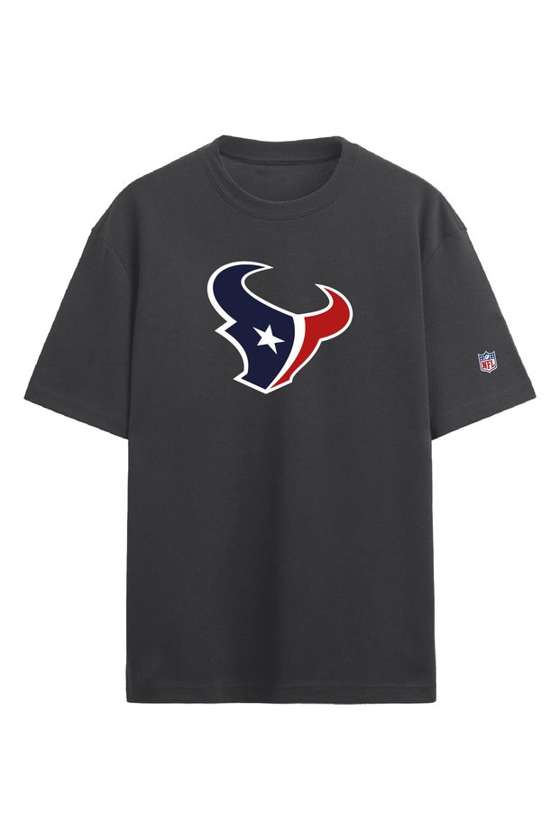 Houston Texans Football Smoked Oversize T-Shirt