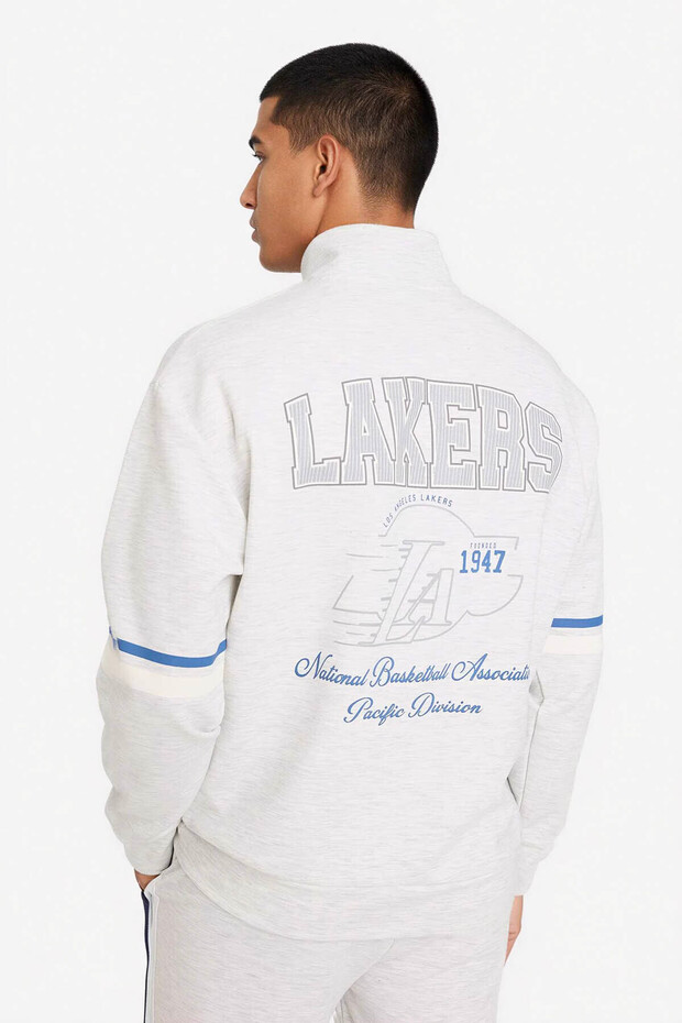Nba Los Angeles Lakers Gray Men's Sweatshirt F6972Ax/Gr421