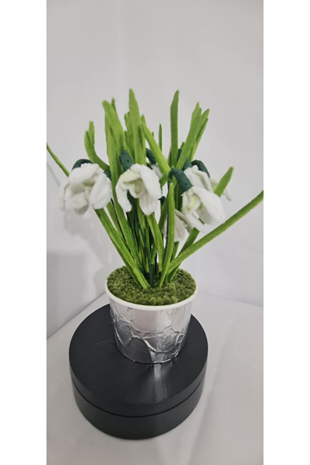 plush wire snowdrops - 3