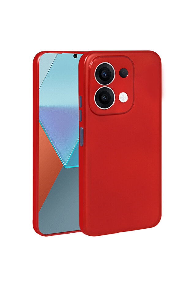 Redmi 15C Case Cppl Premier Silicone Cover - Red - 1