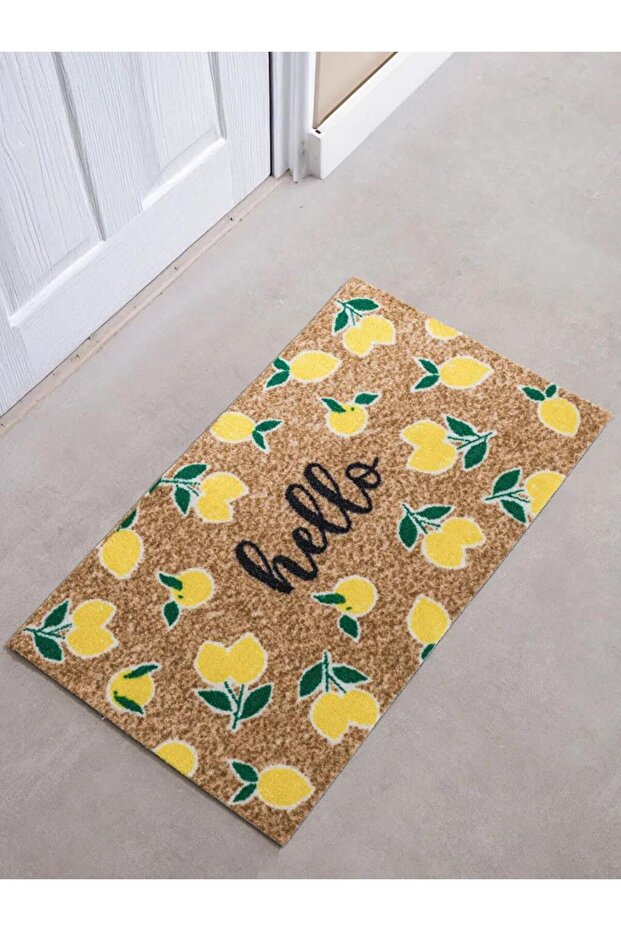 Mixed Lemon Printed Door Mat (S6)