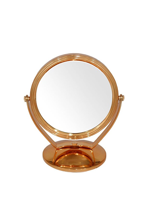 Double-sided rotating makeup mirrors