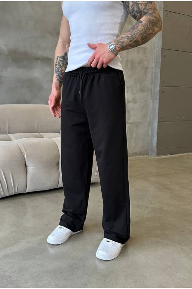 Baggy Basic Eşofman Altı - 5