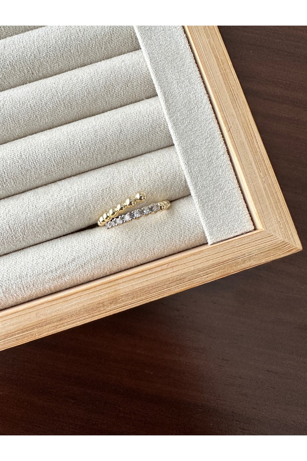 Double Color Ball Ring - 2