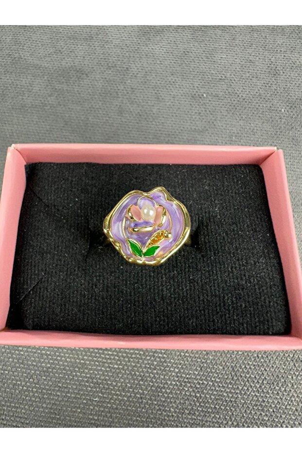 Enamel Adjustable Ring - 1