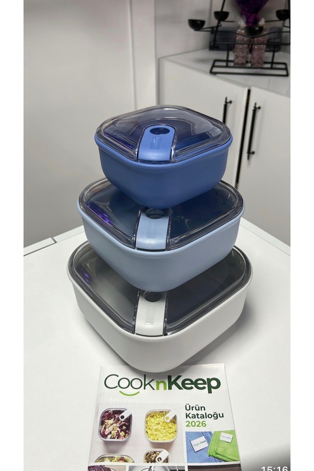 Pull Box 3 lü saklama seti - 1