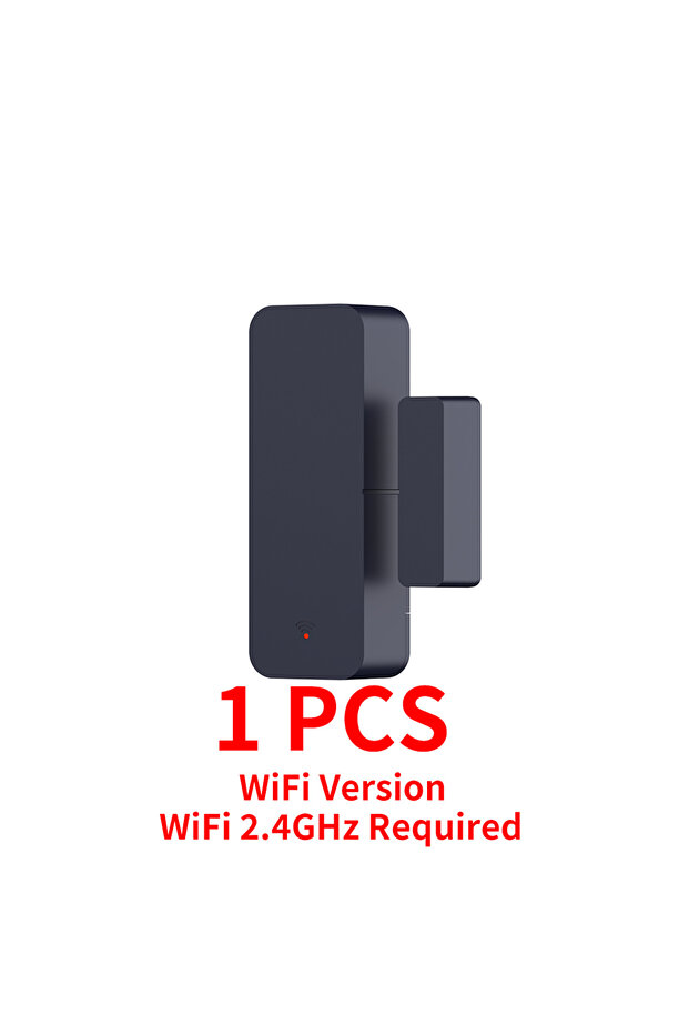 إصدار WiFi (D06) Tuya WiFi Zigbee مستشعر الباب مستشعر الاتصال كاشف الفتح والإغلاق إنذار المنزل الذكي