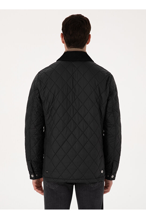 Siyah Erkek Mont DEWEY - 5