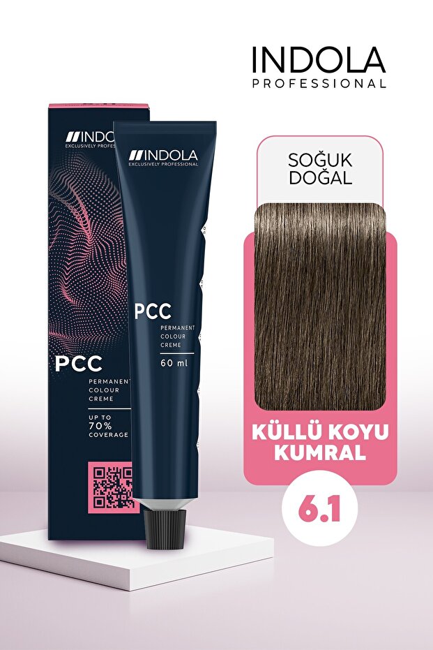 PCC 6.1 60ML Küllü Koyu Kumral Saç Boyası - 1