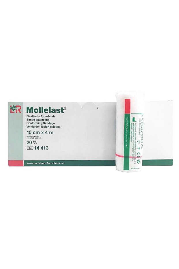 Mollelast White Conforming Bandage (10cmx4m)