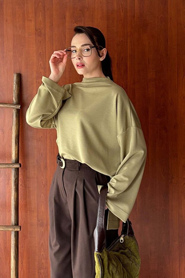 Çağla Dik Yaka Bluz - 2