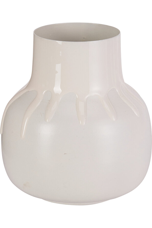 Ceramic vase, white - 2