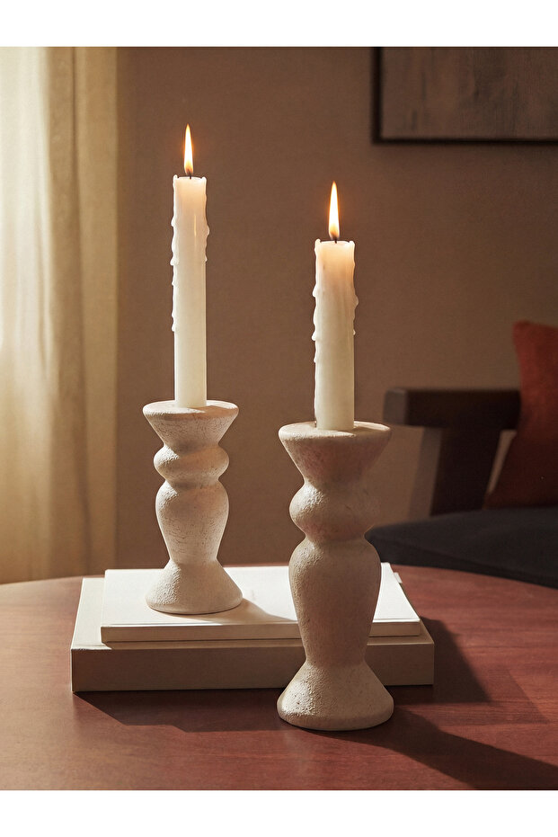 Ravel Dokulu Şamdan Seti - 2