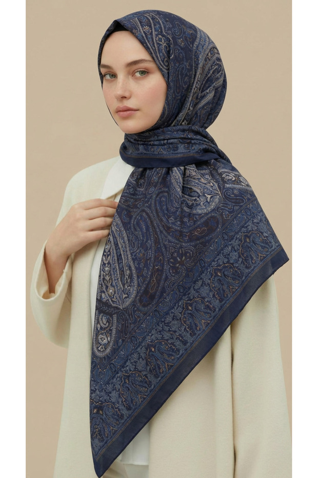 Ethnic Pattern 120*120 cm Cotton Scarf