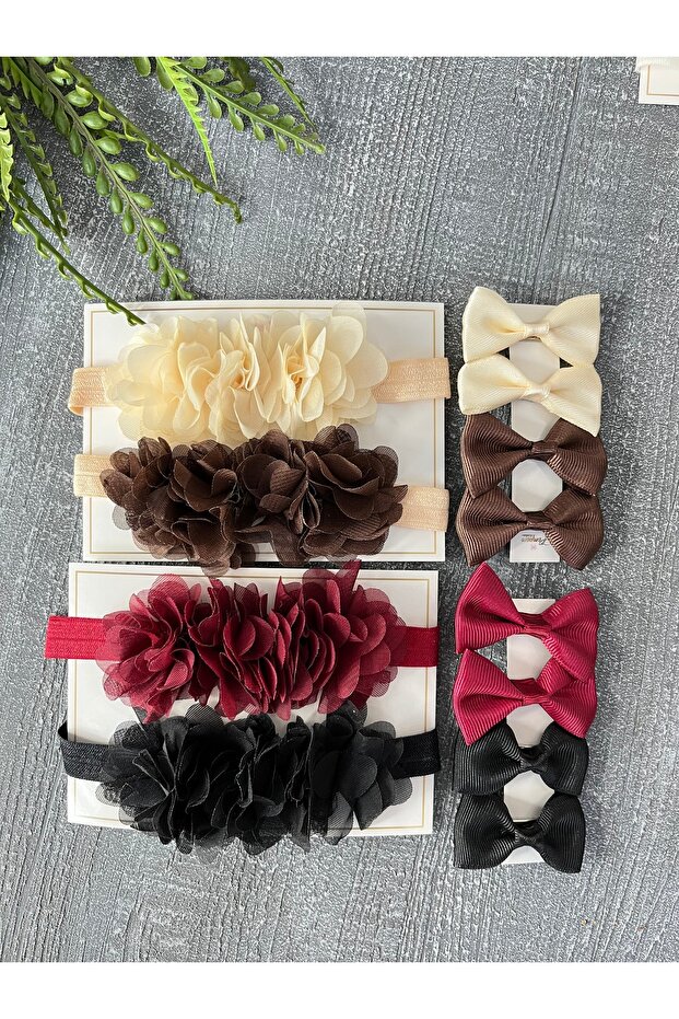 Baby Girl Bandana Set