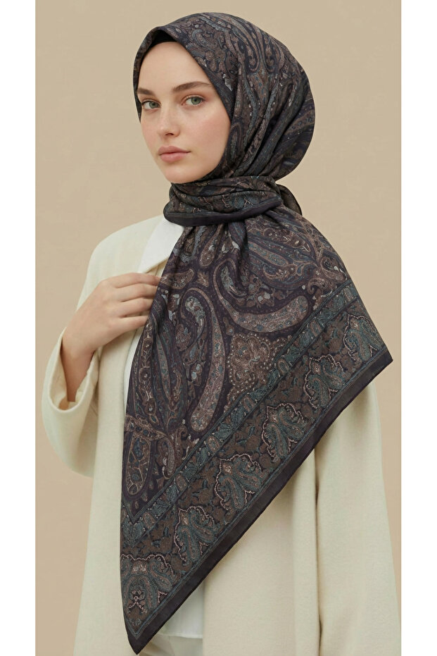 Ethnic Pattern 120*120 cm Cotton Scarf