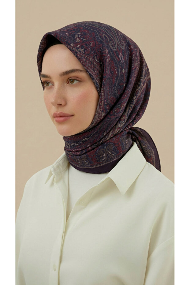 Ethnic Pattern 120*120 cm Cotton Scarf