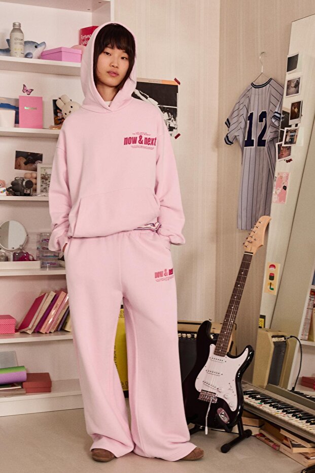 Baskılı kapüşonlu sweatshirt - 2