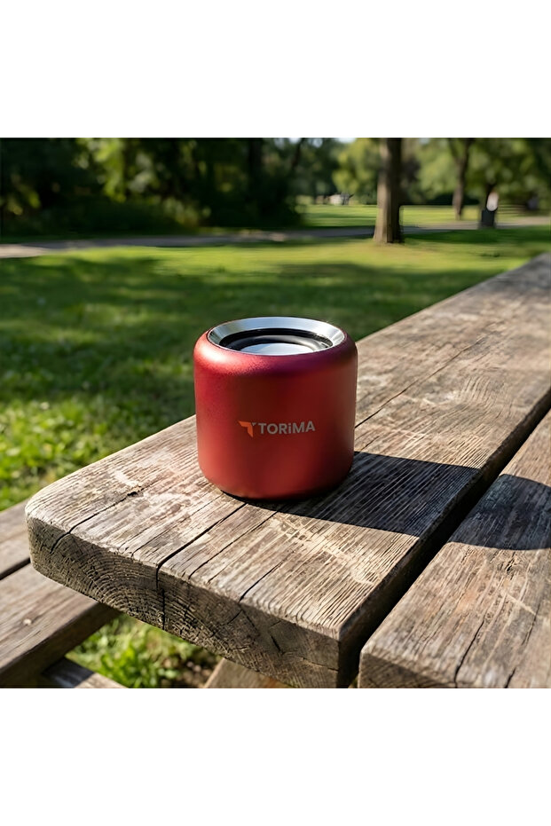 مكبر صوت لاسلكي D12 أحمر - 3