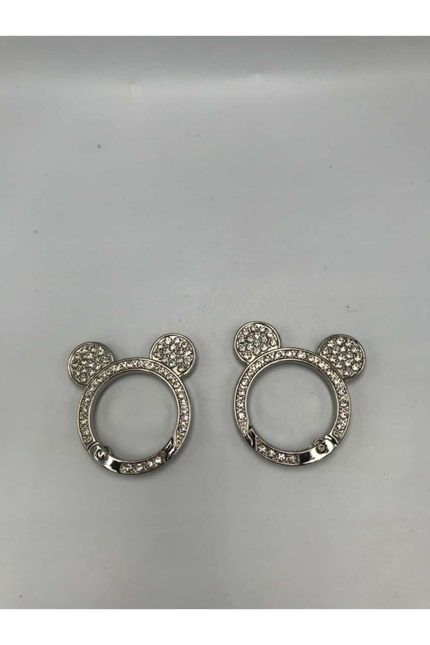 حلقة زنبركية منقوشة، إكسسوار للحقائب، خطاف زنبركي (قطعتان) - 1