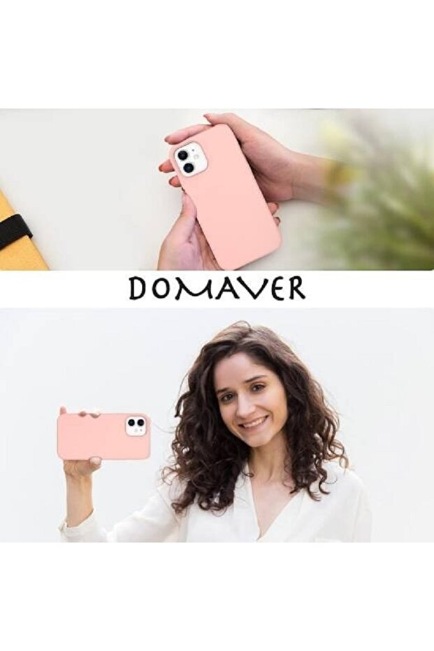 جراب حماية لهاتف آيفون 12، مقاوم للصدمات - وردي - 7