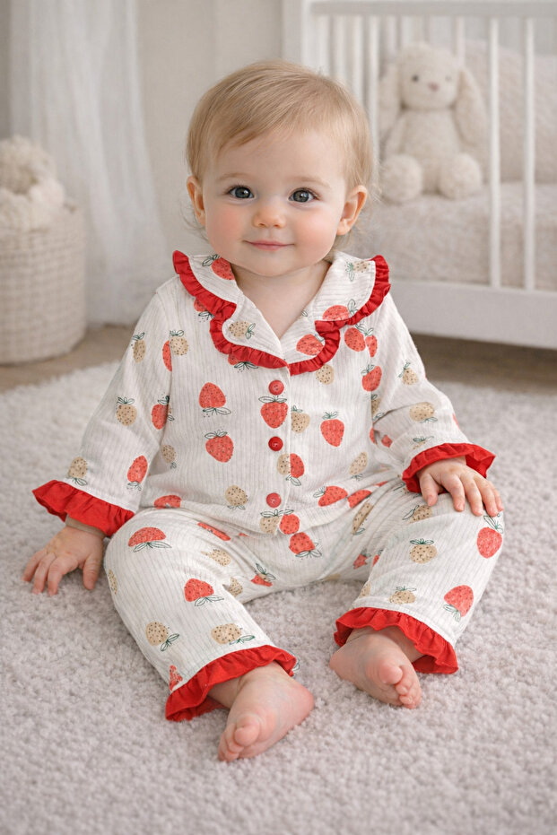 Baby Girl Front Buttoned Set