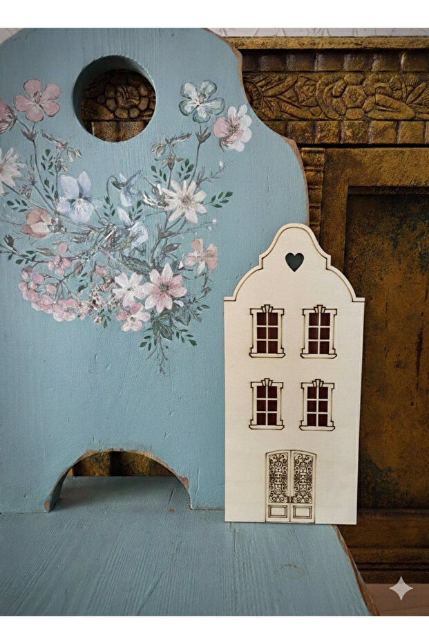 Ahşap Figürlü Ev Dekoru( model 2) - 2