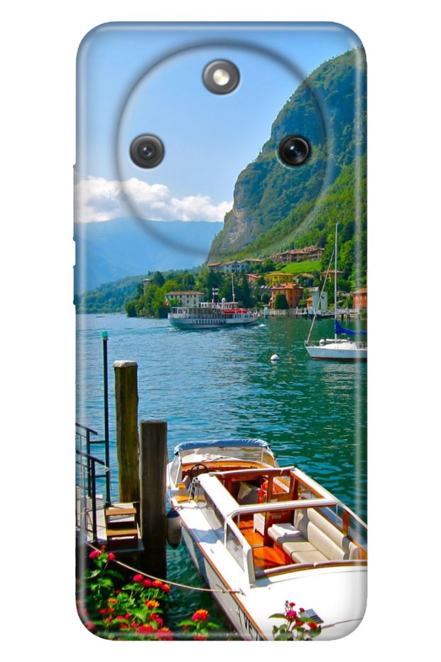 Honor Magic 8 Lite 6.79" Case Decorative Silicone Printed Cover Como