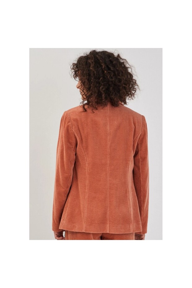 Tetracotta Velvet Blazer - 5