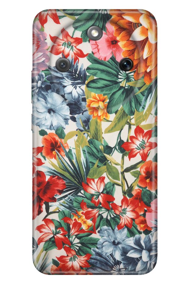 Honor Magic 8 Lite 6.79" Case Color Silicone Printed Tpu Artistic Flower