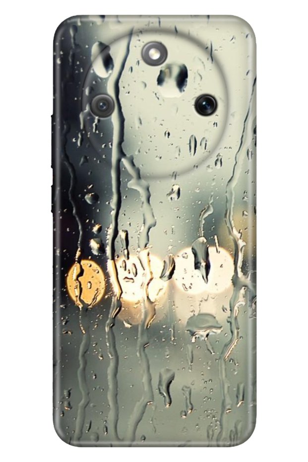 Honor Magic 8 Lite 6.79" Case Decorative Silicone Printed Cover a Rainy Night