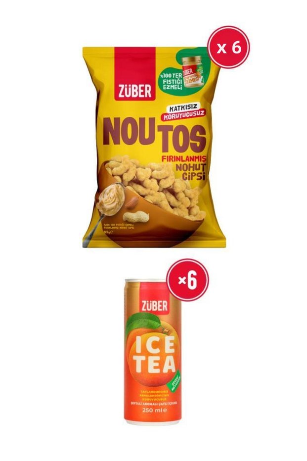 Super Double World Cup Match Pack - 100% Peanut Butter Noutos X6 + Ice Tea Peach X6