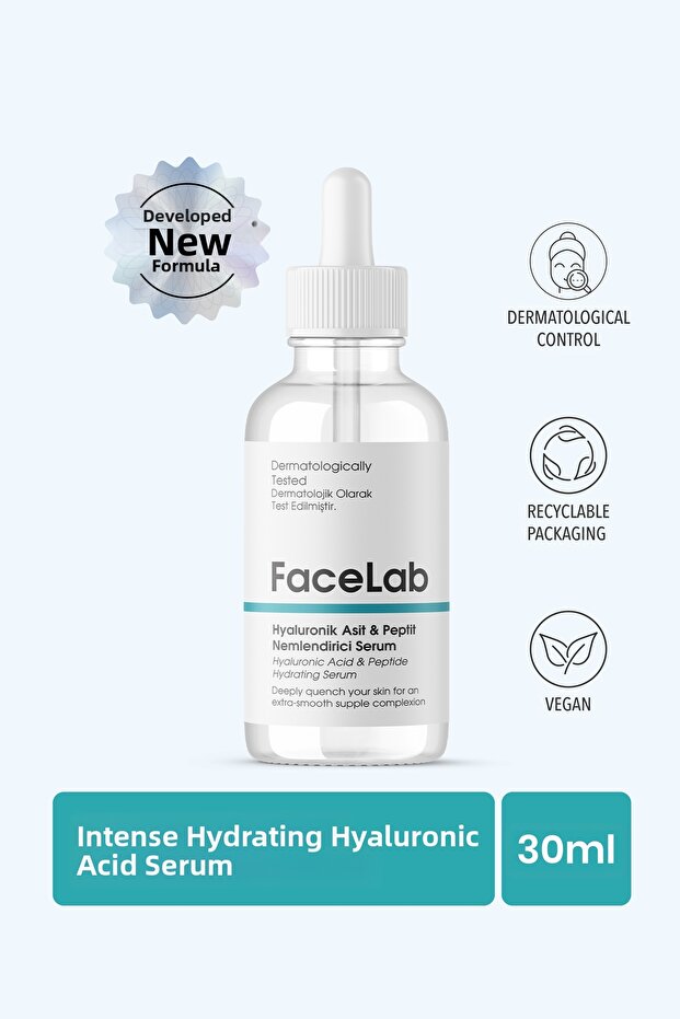 Intensive Moisturizing Hyaluronic Acid Serum – Deep Hydration & Skin Plumpness | Facial Serum | B5 Serum | Plumping Serum | Hyaluronic Serum