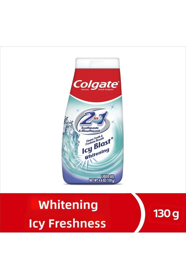 2in1 Icy Blast Whitening Whitening Toothpaste 130 Grams - 1