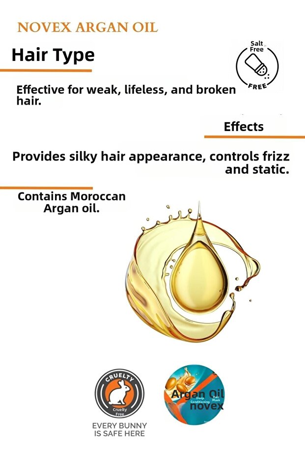 Shampoo Containing Argan Oil - For Damaged and Processed Hair, 300ml Repairing - 2