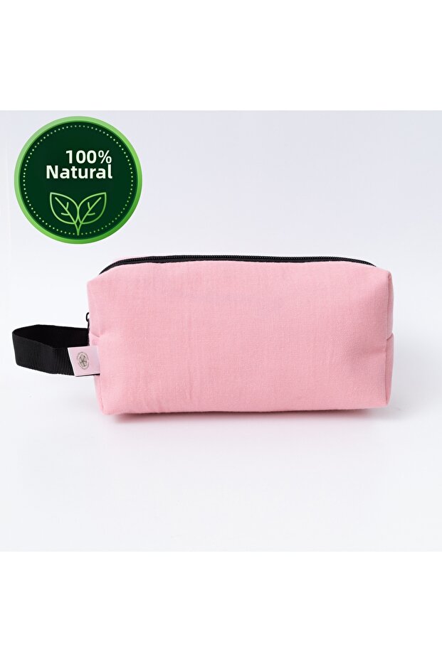 100% Muslin Cotton Mother Baby Makeup & Hand Bag | Natural and Multi-Purpose