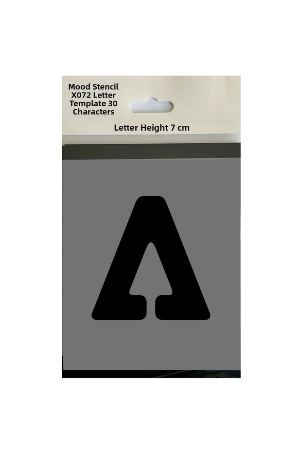 Letter Painting Template X072 Letter Height 7 cm
