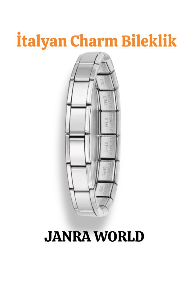 Italian Charm Bracelet – Stainless Steel, Fits Any Wrist