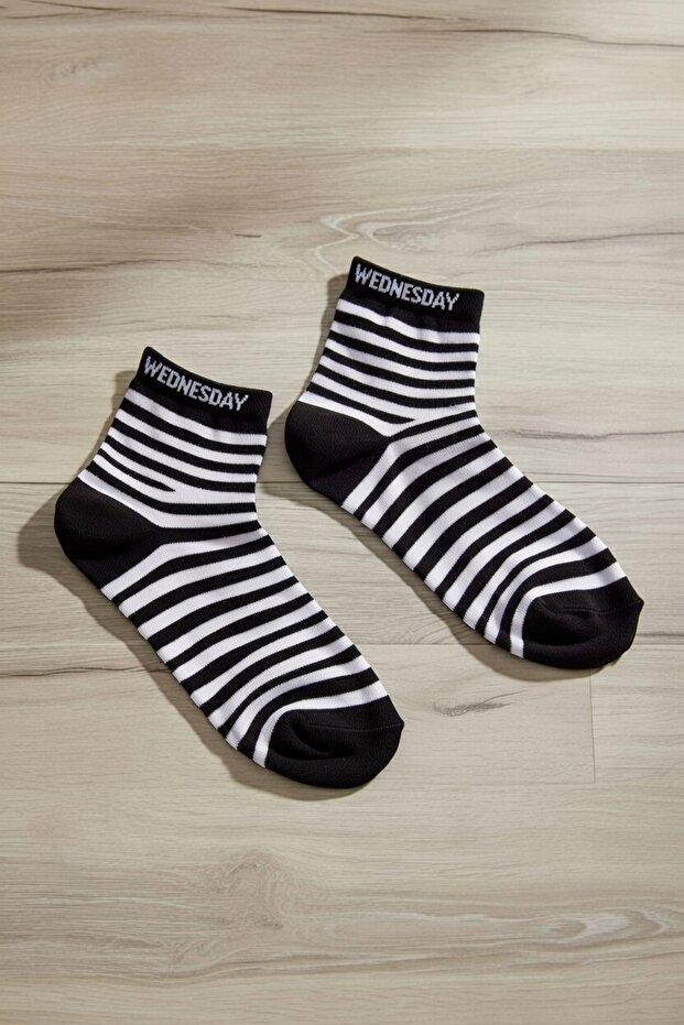 Wednesday Striped Socks