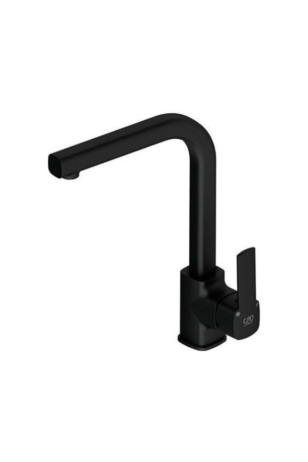 Mte160-S Pedra Single Body Bathroom Faucet (Black)