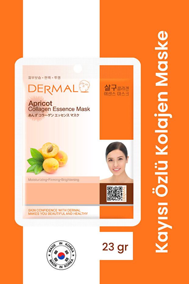 Moisturizing, Firming and Brightening Collagen Mask with Apricot Extract 23Gr