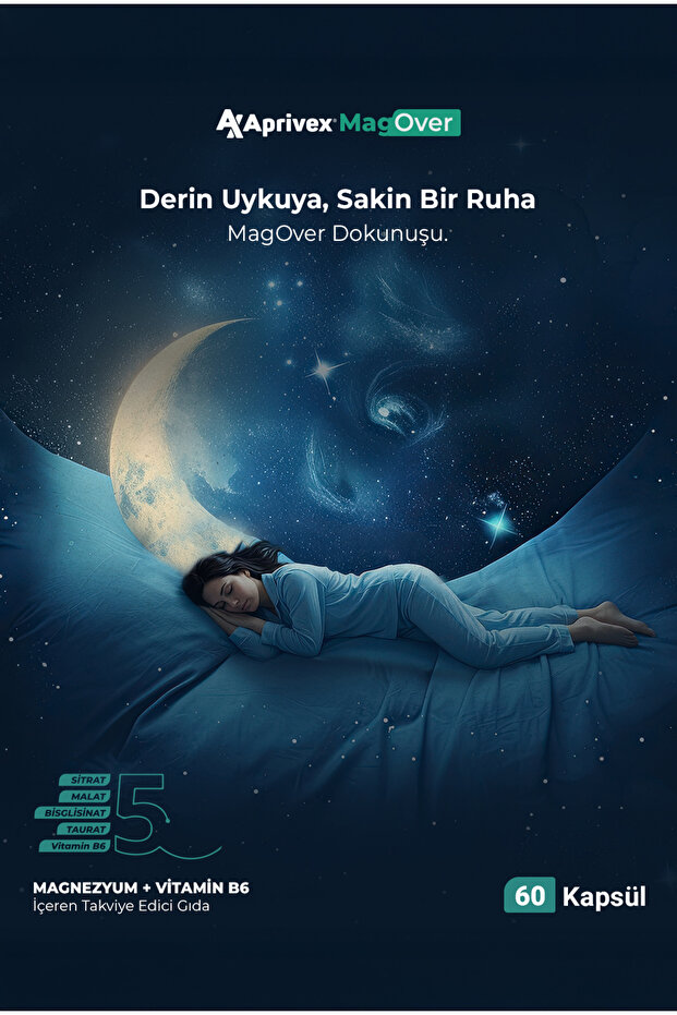 تأثير المغنيسيوم 5 عبوات - 60 قرص Magover - 3