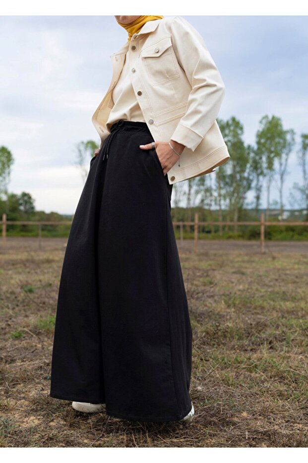 Eşofman Siyah Etek - 1