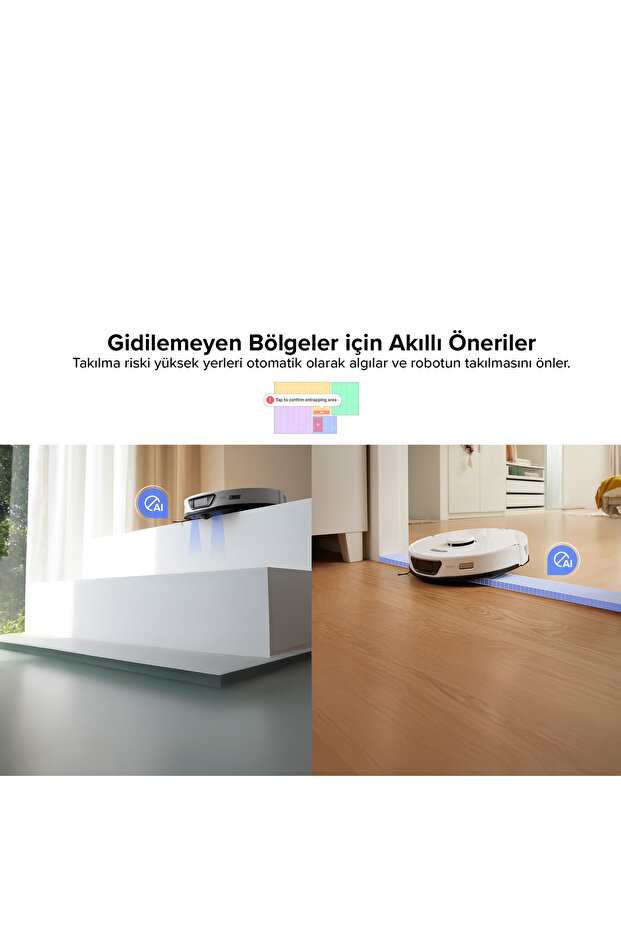 S7 Max Ultra Akıllı Robot Süpürge Beyaz - 3