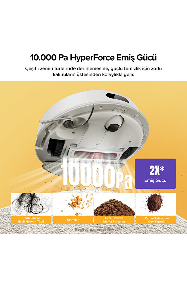 Q8 Plus Akıllı Robot Robot Süpürge - Beyaz - 3
