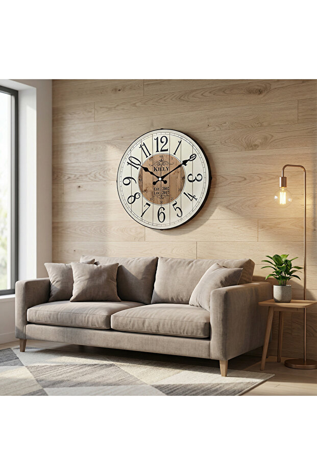 Bombeli Eskitme Duvar Saati 21Ef - 2