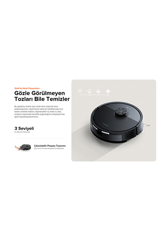 Q8 Akıllı Robot Süpürge Siyah - 6